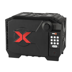 SpyX Alarm Safe access key shown for quick setup with young agents.