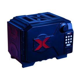 Opened interior of SpyX Alarm Safe ready to store secret items.