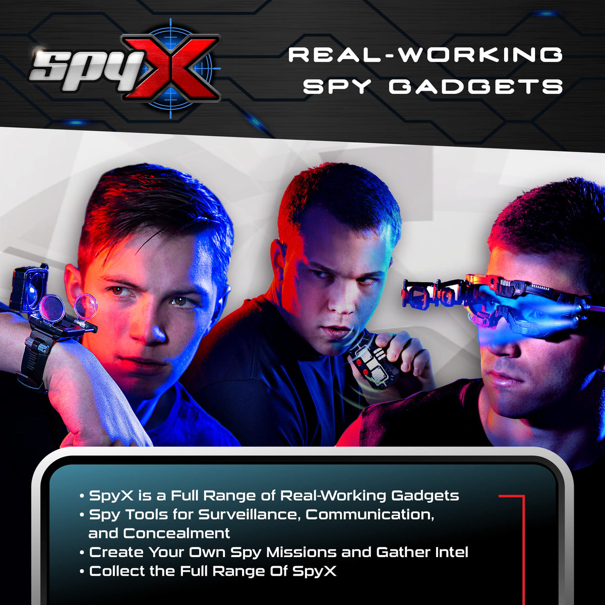 SpyX Lazer Trap Alarm sound mode triggers a clear alert when triggered