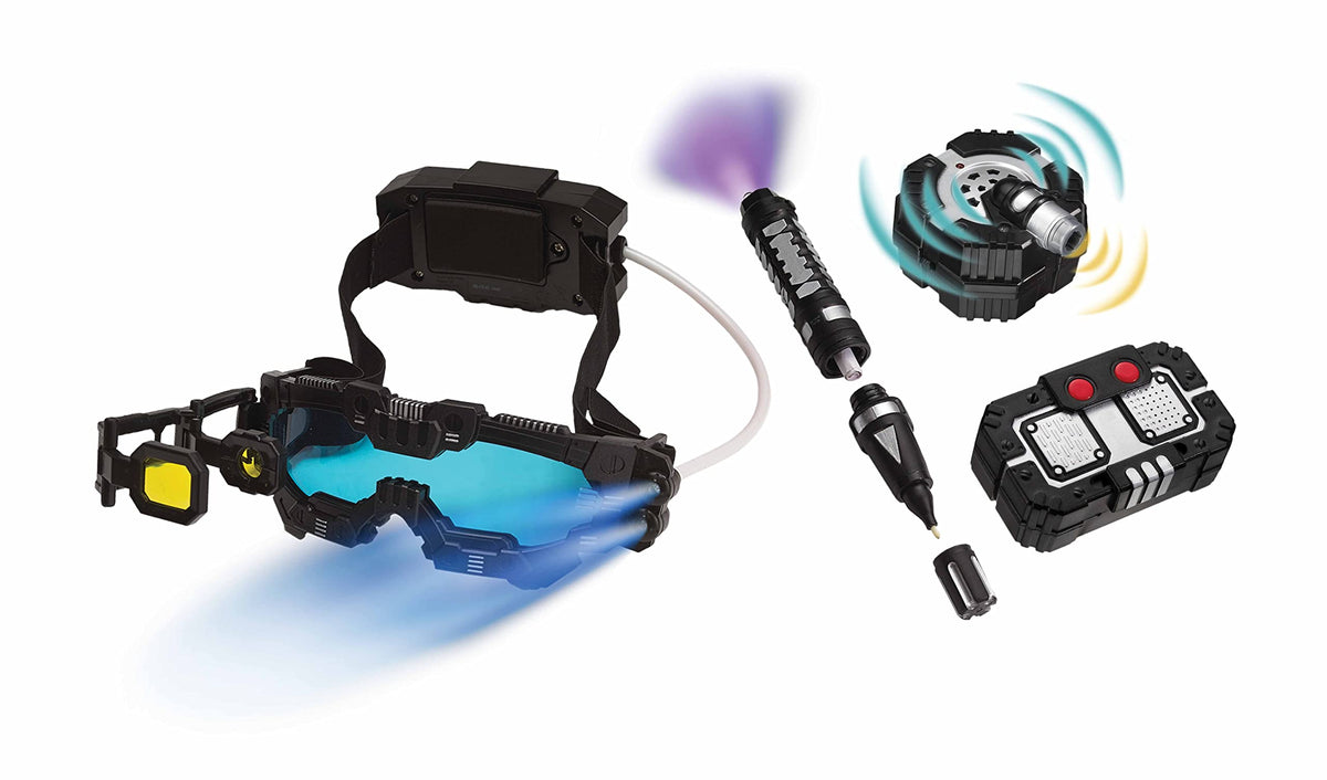 SpyX Night Ranger goggles with flip out scope for daytime covert checks.