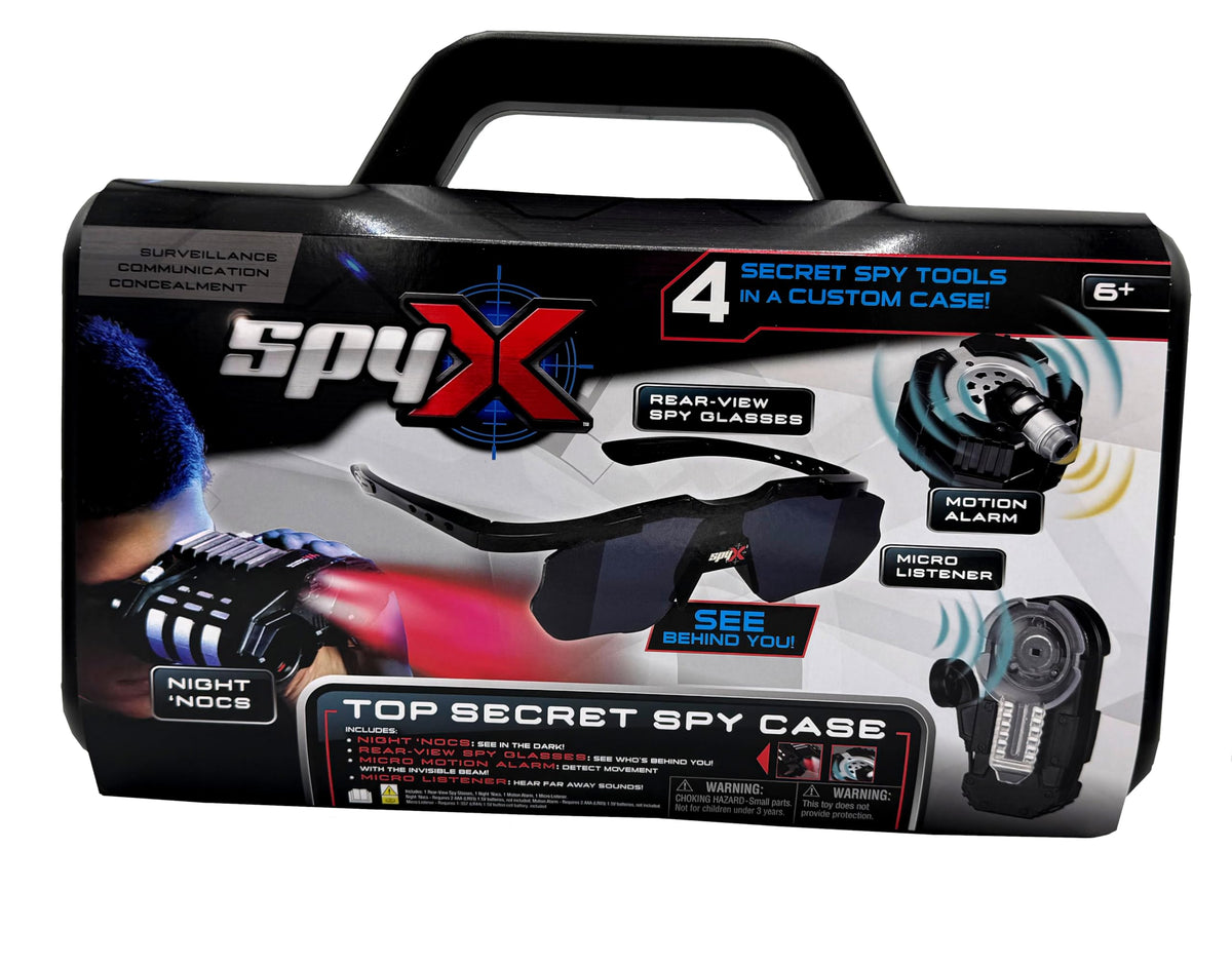SpyX Top Secret Spy Case engaging spy play for kids ages 6-12
