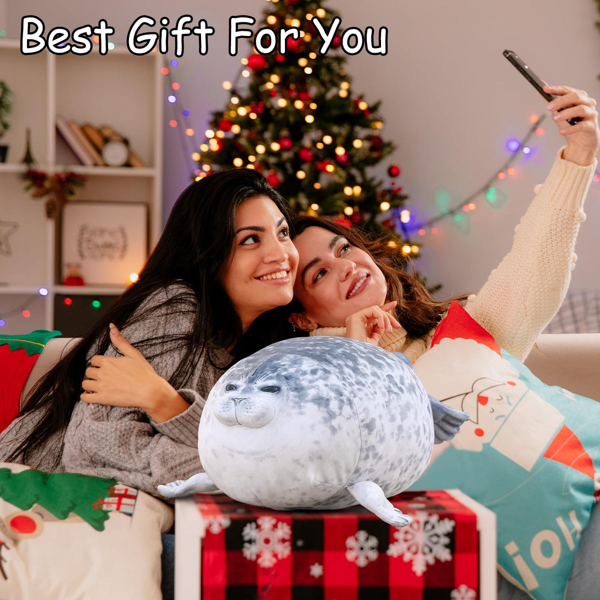 SQEQE chubby seal pillow gift-box ready for gifting occasions.