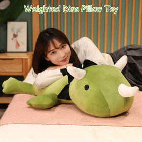 SQEQE weighted dino plush easy care by hand washing