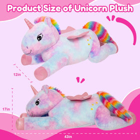 SQEQE unicorn face expression brings friendly charm to playtime.