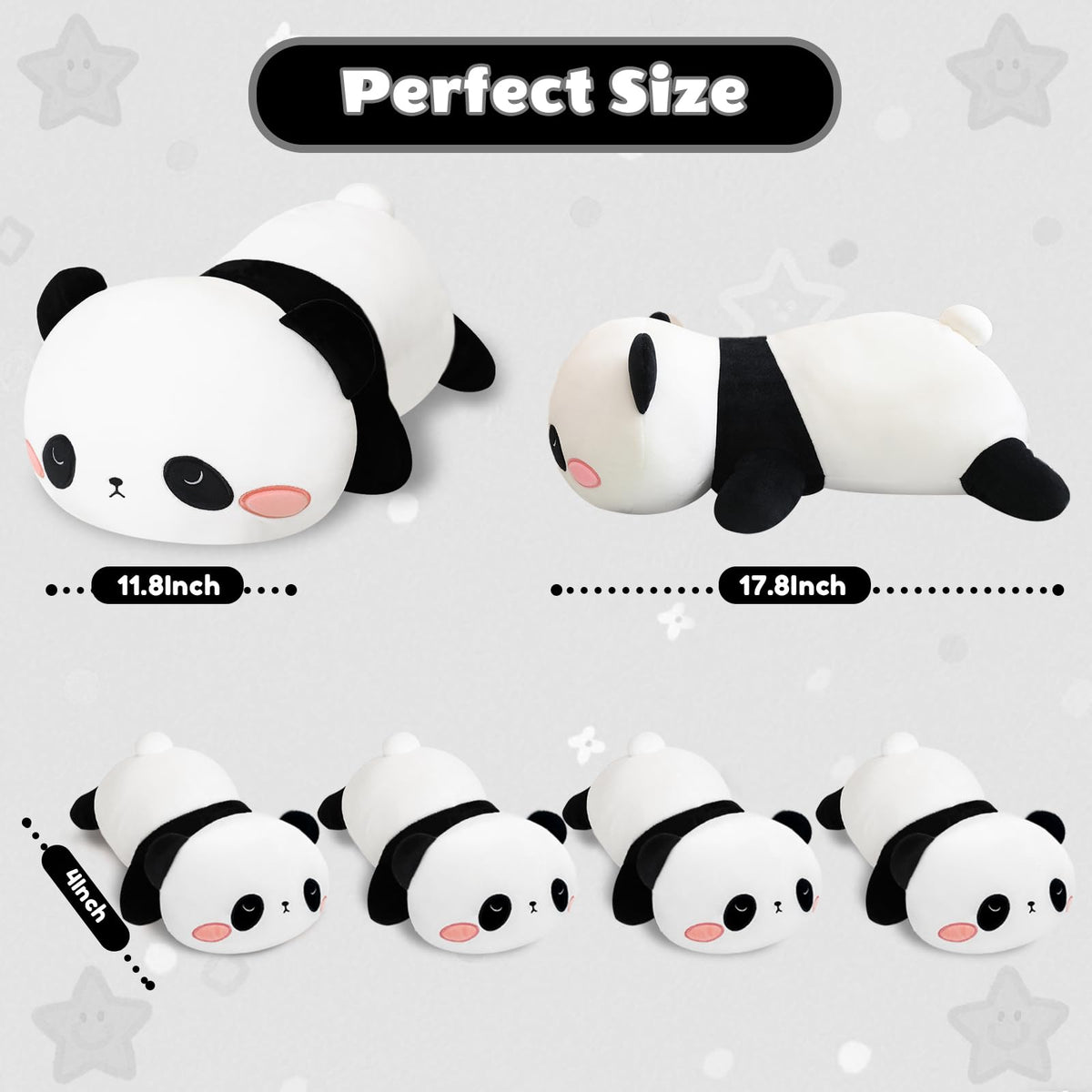 SQEQE panda baby-1, tiny cub for hugs and nap time.
