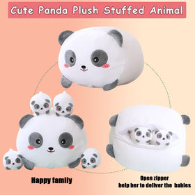 SQEQE Panda family playset as a bedtime companion and playful gift.