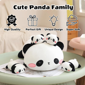 SQEQE panda plush gift presentation adds charm to any gift.