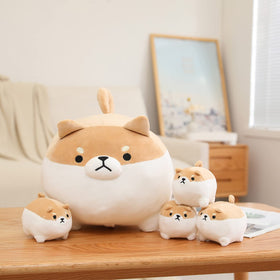 SQEQE Shiba Inu baby plush out of mommy's tummy for interactive play and companionship.