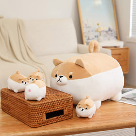 SQEQE Shiba Inu baby plush out of mommy's tummy ready for cuddles and naps.
