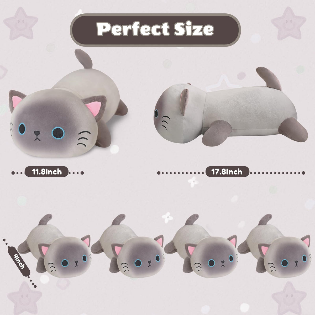SQEQE short plush fabric and soft filling for durable, cozy hugs