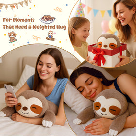 SQEQE sloth car headrest hug adds calm during commutes.