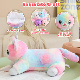 SQEQE unicorn cat plush ideal gift for kids' rooms and play spaces.
