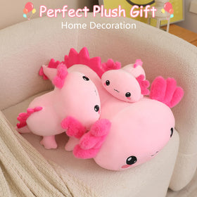 SQEQE 13.8 inch axolotl plush ideal for reading and naps