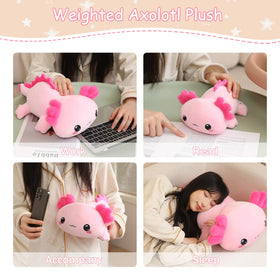 SQEQE weighted axolotl plush weighted base provides stability