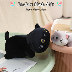 SQEQE weighted black cat plush ideal gift idea for birthdays or holidays.