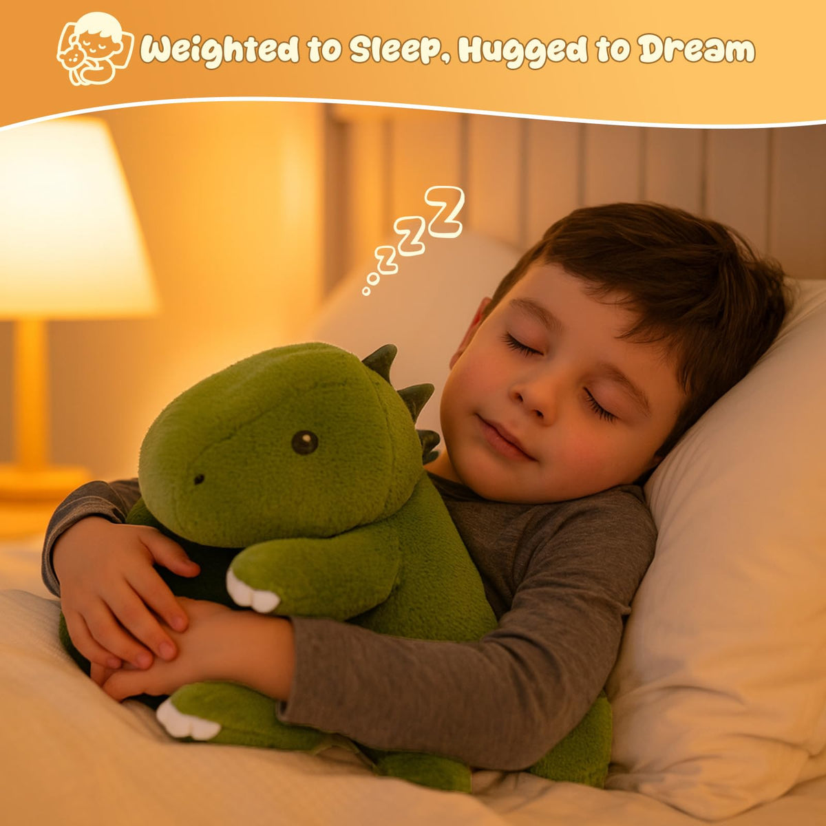 SQEQE weighted dinosaur plush in car for road trip giggles