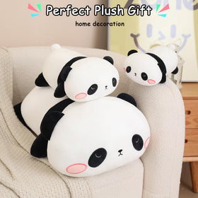 SQEQE weighted panda plush in kid's room as playful ornament