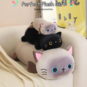 SQEQE weighted Siamese cat plush gift packaging, ideal present