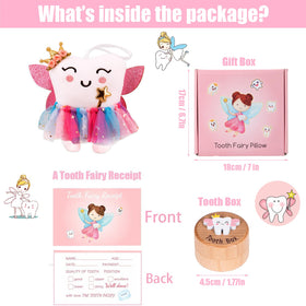 SQIMZAR Tooth Fairy Box provides a secure keepsake for tiny teeth.