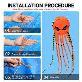 SQLWYLAT bright octopus design enhances outdoor play visibility.