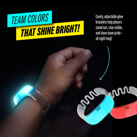 Squad Hero jail zone marker glows to easily identify jail areas.