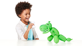 Squeakee Dino Chicken and Tug modes invite playful challenges