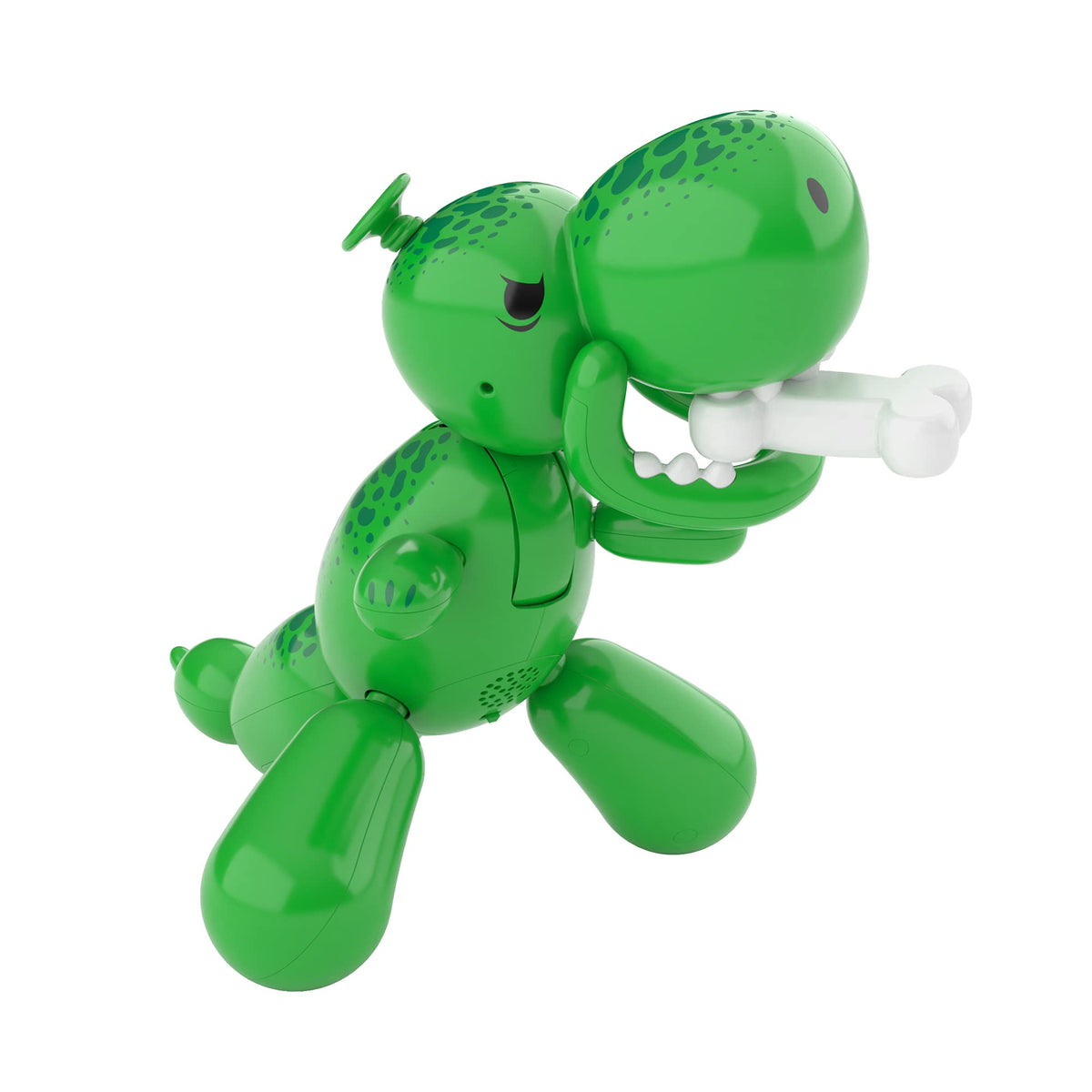 Squeakee Dino nose-nuzzle boosts gentle bonding during play