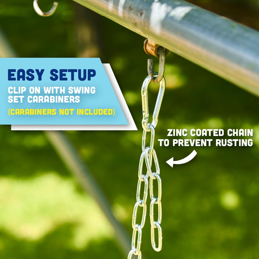 Squirrel Products swing with easy setup guide for quick installation.