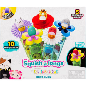 Squish-a-longs Best Buds rose design floral case keeps Mini-Squish organized
