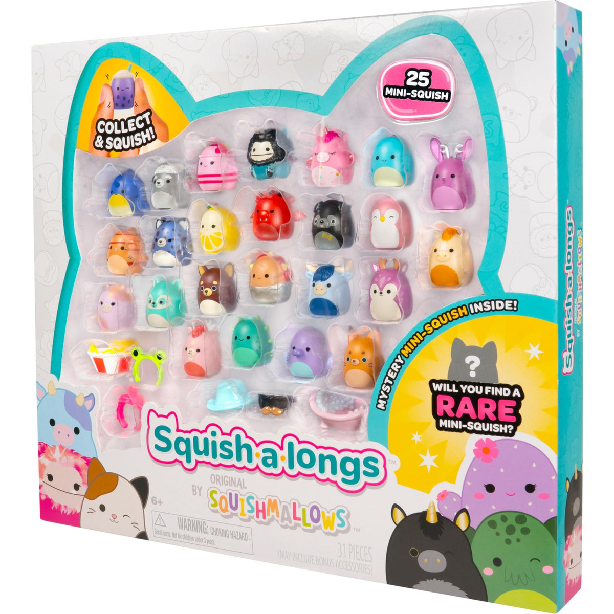 Blue cowboy hat accessory with mini-squish for character display.