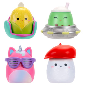 Close-up of 25 mini-Squish figures from Wave 3 Style 1