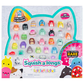 Squish-a-longs Mini-Squish 25-pack Wave 3 with ring attachment for on-the-go play