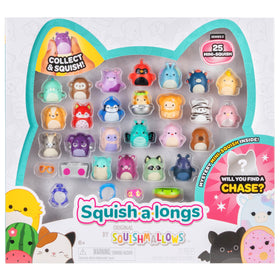 Squish-a-longs Series 2 25-pack mini-squish for collecting, trading, and displaying.
