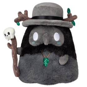 Squishable Druid Plague Doctor front view plush, a cozy desk buddy for stress-free breaks.