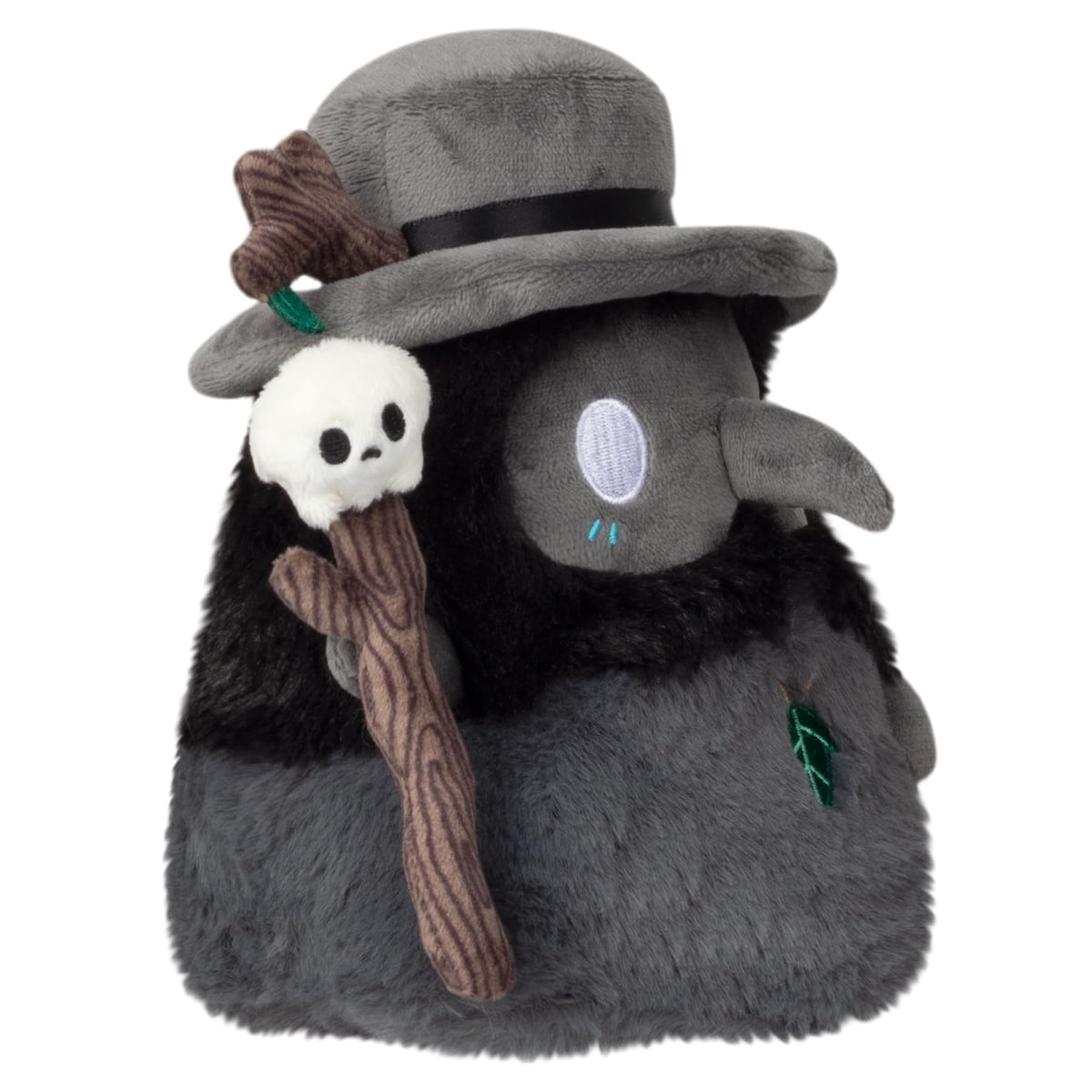 Squishable Druid Plague Doctor close-up fur detail showcases ultra-soft texture.