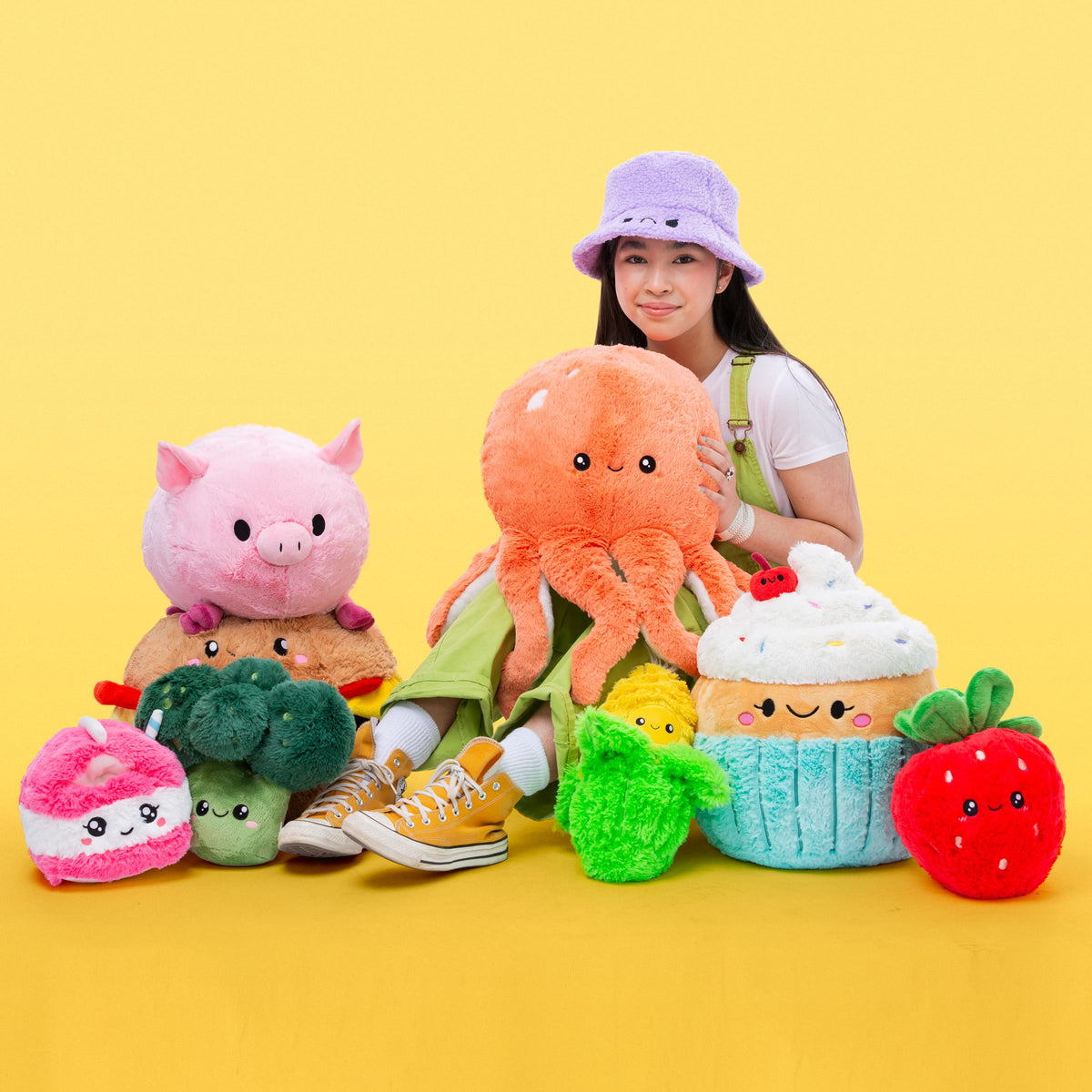 Squishable GO! Fire Truck 12-inch care-instructions, easy spot-clean to stay fluffy.