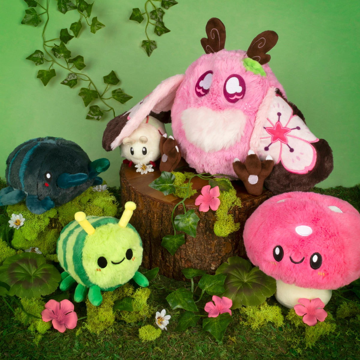 Squishable Lilac Luna Moth care-ready snacker suitable for gentle washing
