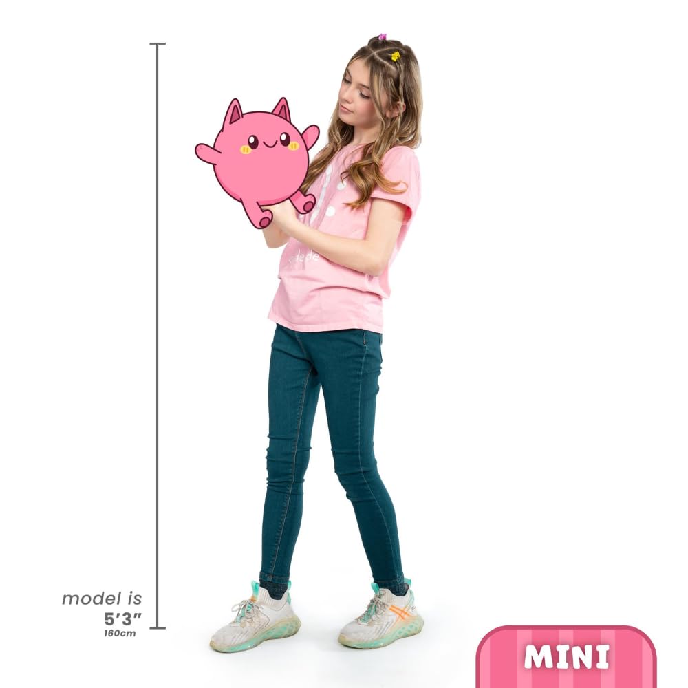 Squishable mini goblincore mothman in-hand view emphasizing compact size for gifting