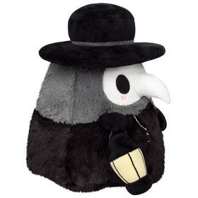 Squishable Mini Plague Doctor soft plush body showing ultra-soft fur