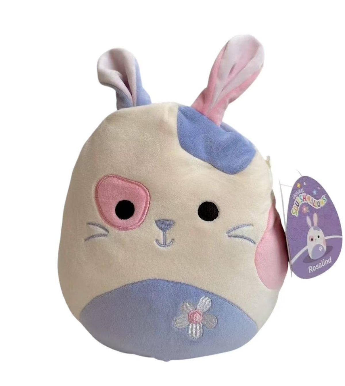 Squishmallows 5-inch plush with ultra-soft marshmallow texture for comforting squeezes.