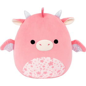 Squishmallows Aegi pink dragon with Sakura belly ready for warm hugs