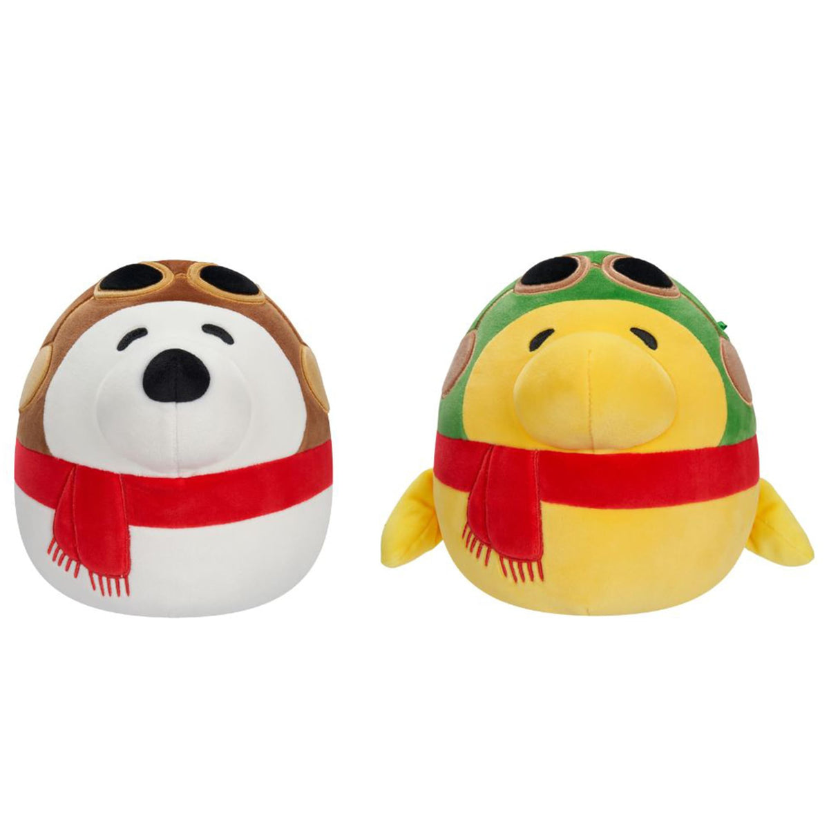 Squishmallows Aviator Snoopy plush for cozy car rides and naps.