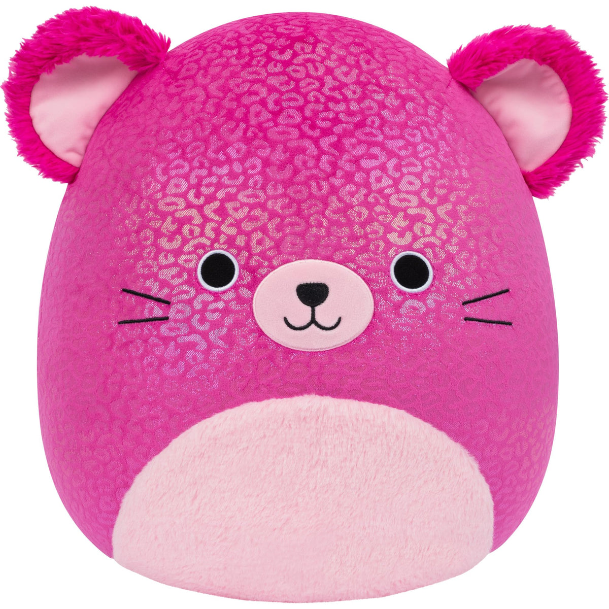 Squishmallows Bamantha 14-inch plush with silver-spotted plum coat for cuddling
