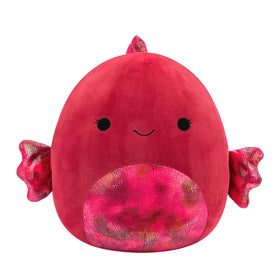 Barella Raspberry Betta fins shimmer for a charming shelf display.