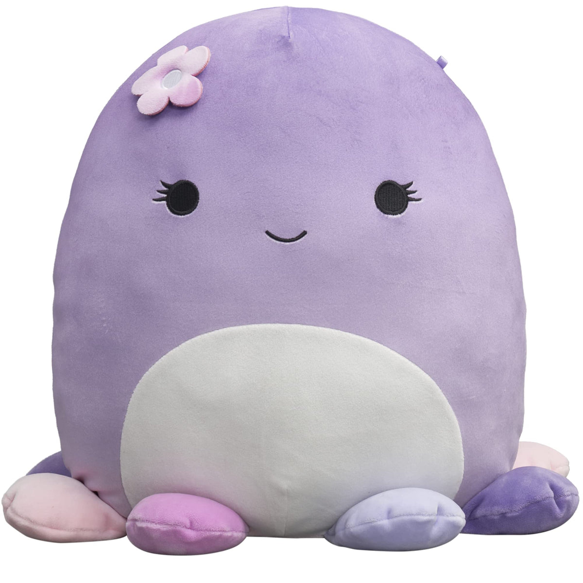 Squishmallows Beula purple octopus 14-inch plush close-up for ultrasoft cuddles