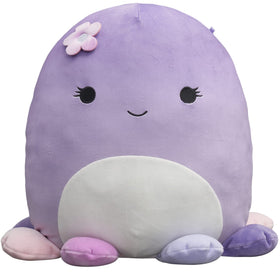 Squishmallows Beula purple octopus 14-inch plush close-up for ultrasoft cuddles