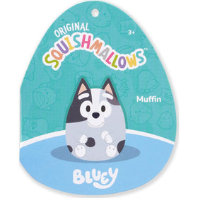 Squishmallows Muffin Bluey 12in with Bingo creates a collectible Bluey scene
