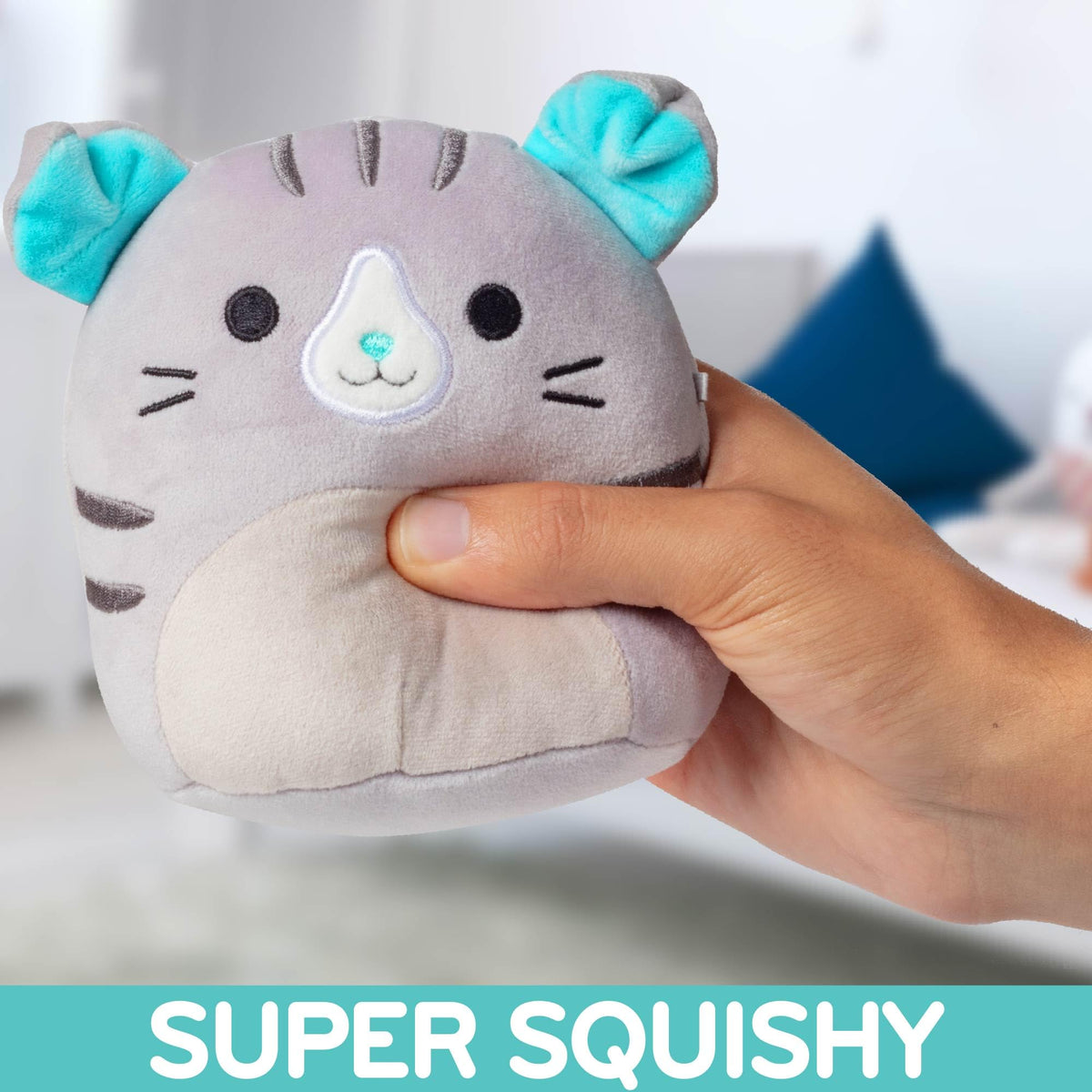 Squishmallows Soft 5-Inch Plush – cozy cuddle buddy for trips