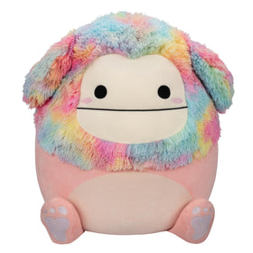 Squishmallows Diane peach bigfoot 20-inch plush with rainbow hair for cozy snuggles