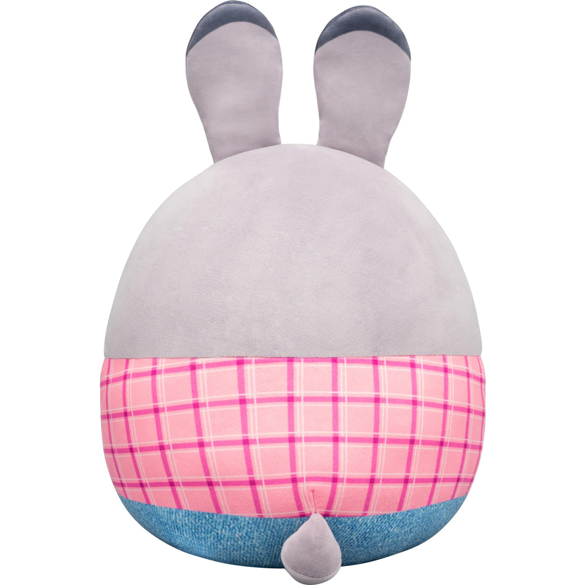 Close-up of Judy Hopps plush showcases ultrasoft fabric and stitching.